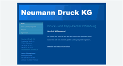 Desktop Screenshot of druckerei-neumann.de